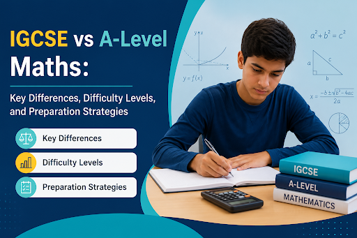 IGCSE vs A-Level Maths: Key Differences, Difficulty Levels, and Preparation Strategies